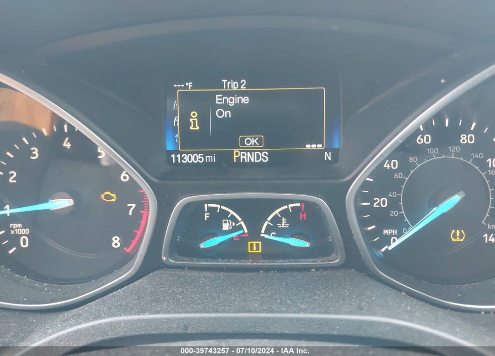 2017 FORD ESCAPE SE VIN: 1FMCU9G97HUB97498