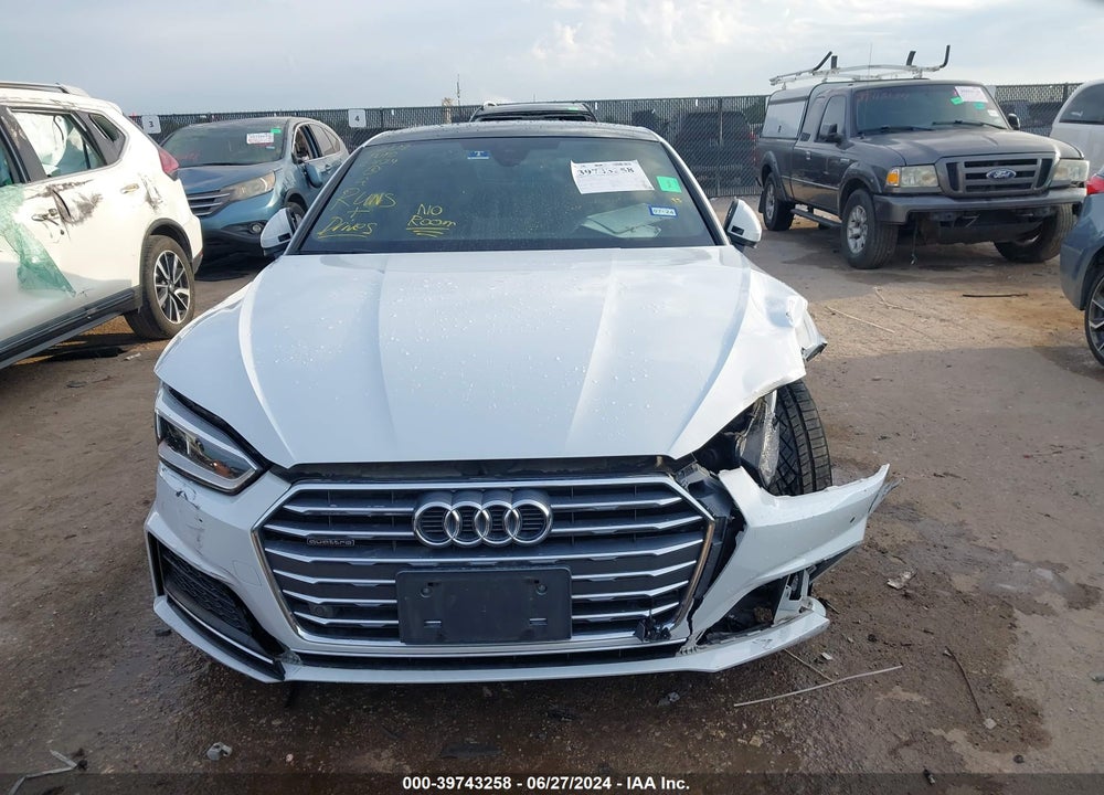 2018 AUDI A5 2.0T PREMIUM VIN: WAUTNAF54JA010997