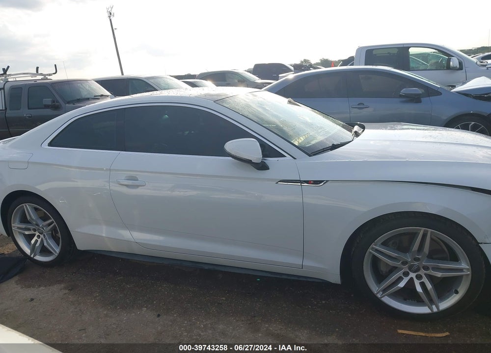 2018 AUDI A5 2.0T PREMIUM VIN: WAUTNAF54JA010997