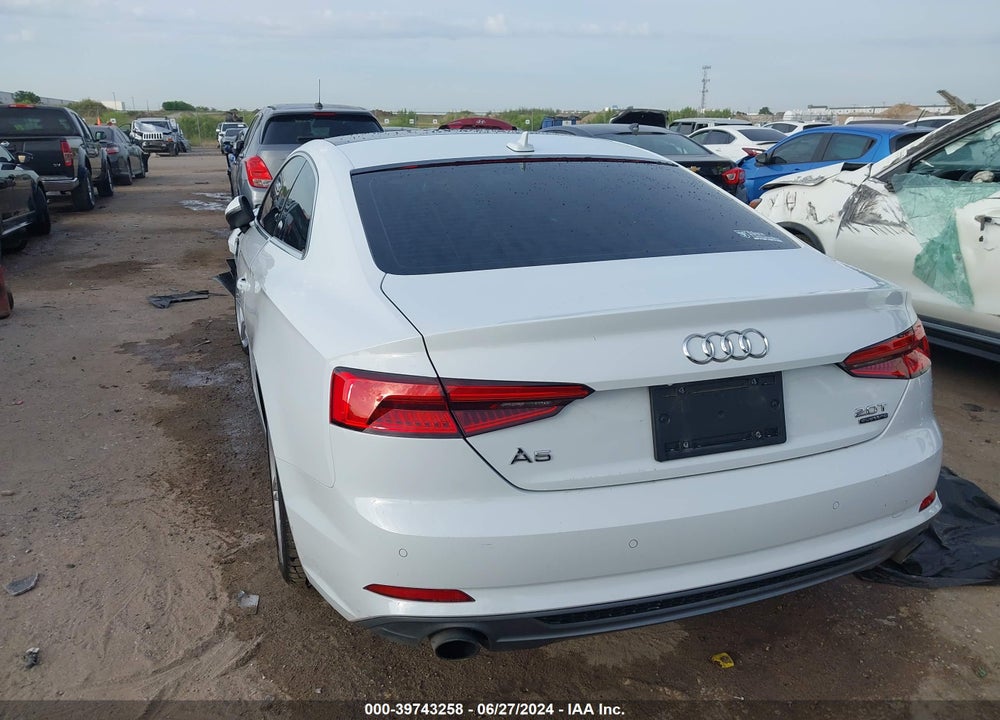 2018 AUDI A5 2.0T PREMIUM VIN: WAUTNAF54JA010997