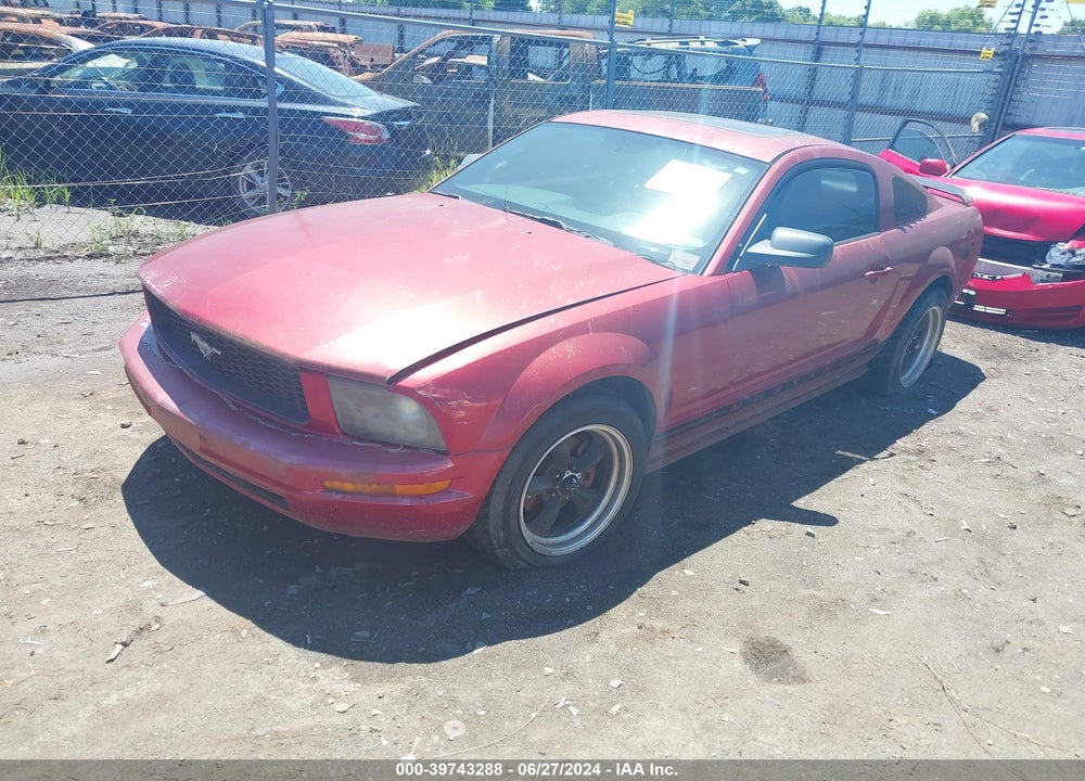 2005 FORD MUSTANG V6 DELUXE/V6 PREMIUM VIN: 1ZVFT80N655107752