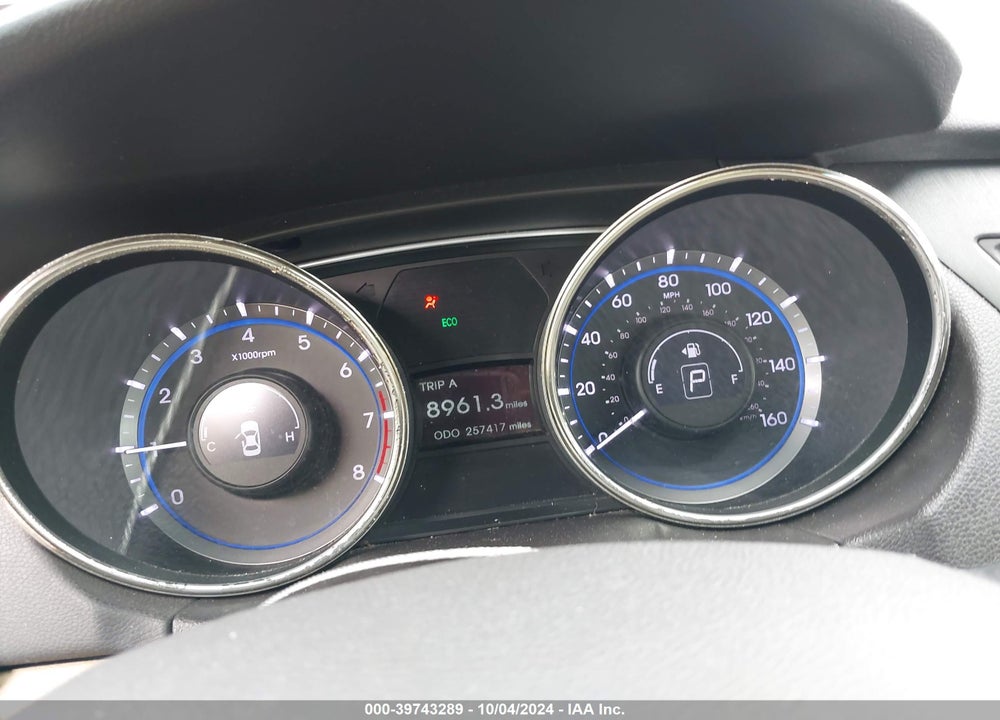 2012 HYUNDAI SONATA GLS VIN: 5NPEB4AC7CH345615