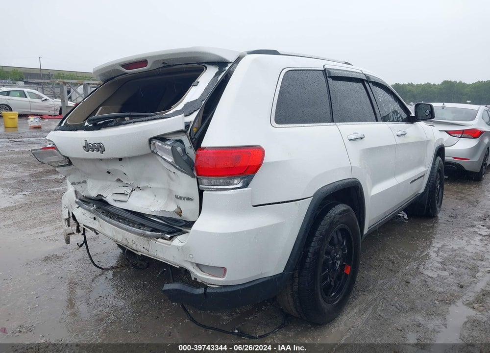 2017 JEEP GRAND CHEROKEE LIMITED 4X4 VIN: 1C4RJFBG8HC940798