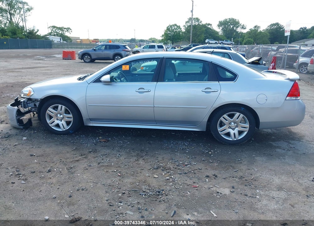 2011 CHEVROLET IMPALA LT VIN: 2G1WG5EK6B1273652