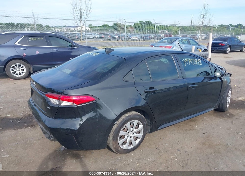 2020 TOYOTA COROLLA LE VIN: JTDEPRAE5LJ097033