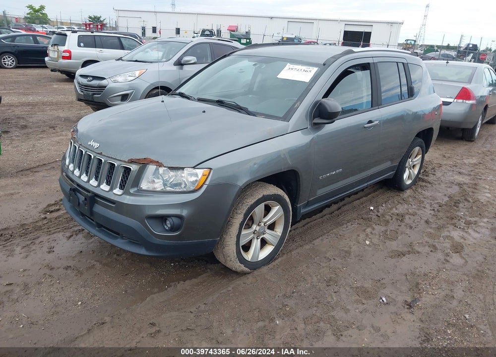 2012 JEEP COMPASS LATITUDE VIN: 1C4NJDEBXCD633073