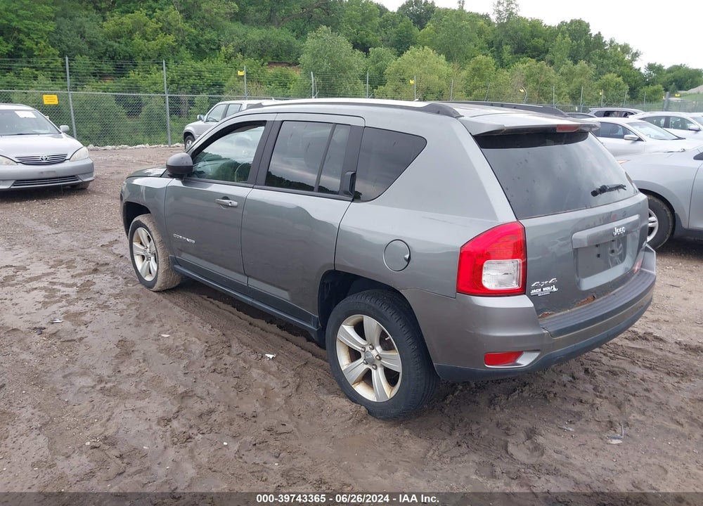 2012 JEEP COMPASS LATITUDE VIN: 1C4NJDEBXCD633073
