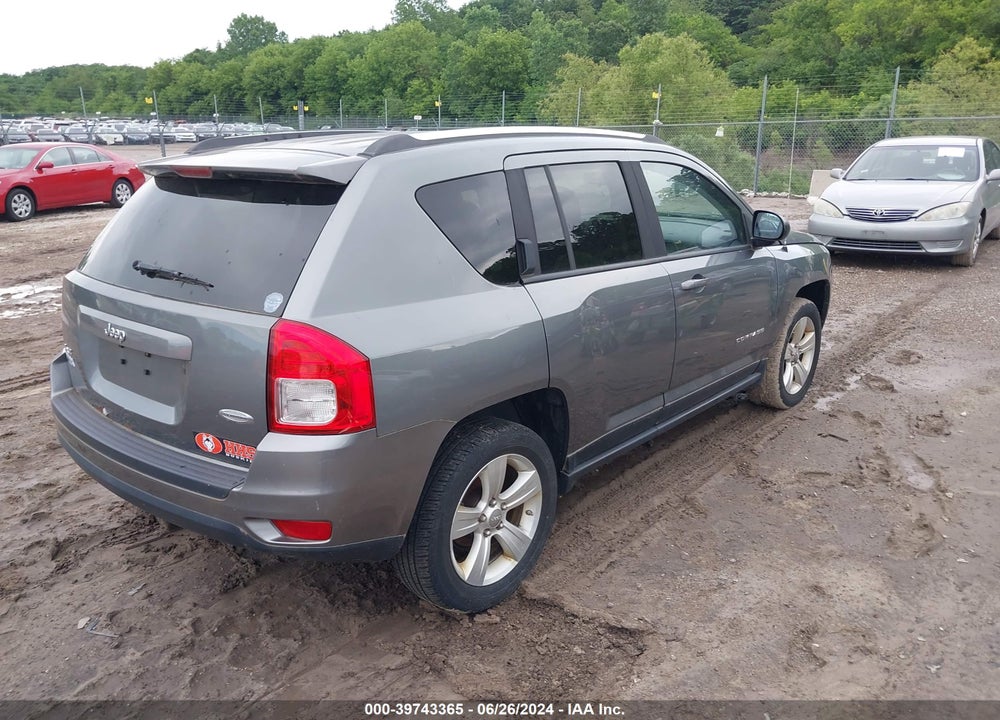 2012 JEEP COMPASS LATITUDE VIN: 1C4NJDEBXCD633073
