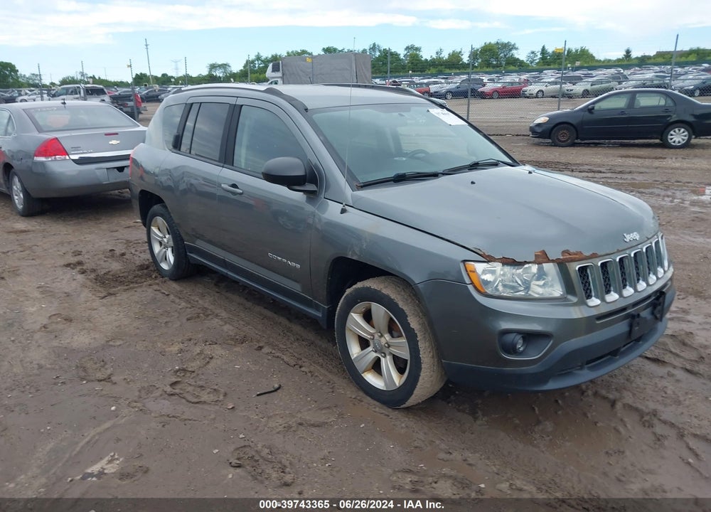 2012 JEEP COMPASS LATITUDE VIN: 1C4NJDEBXCD633073