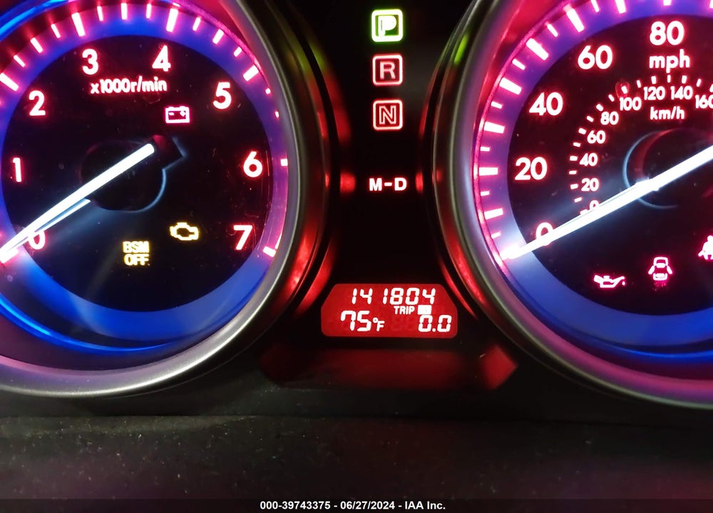 2010 MAZDA 6 I TOURING PLUS VIN: 1YVHZ8CHXA5M48690