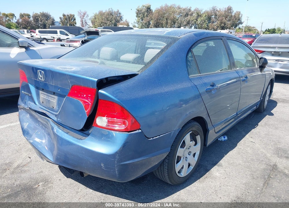 2008 HONDA CIVIC LX VIN: 2HGFA16528H519527