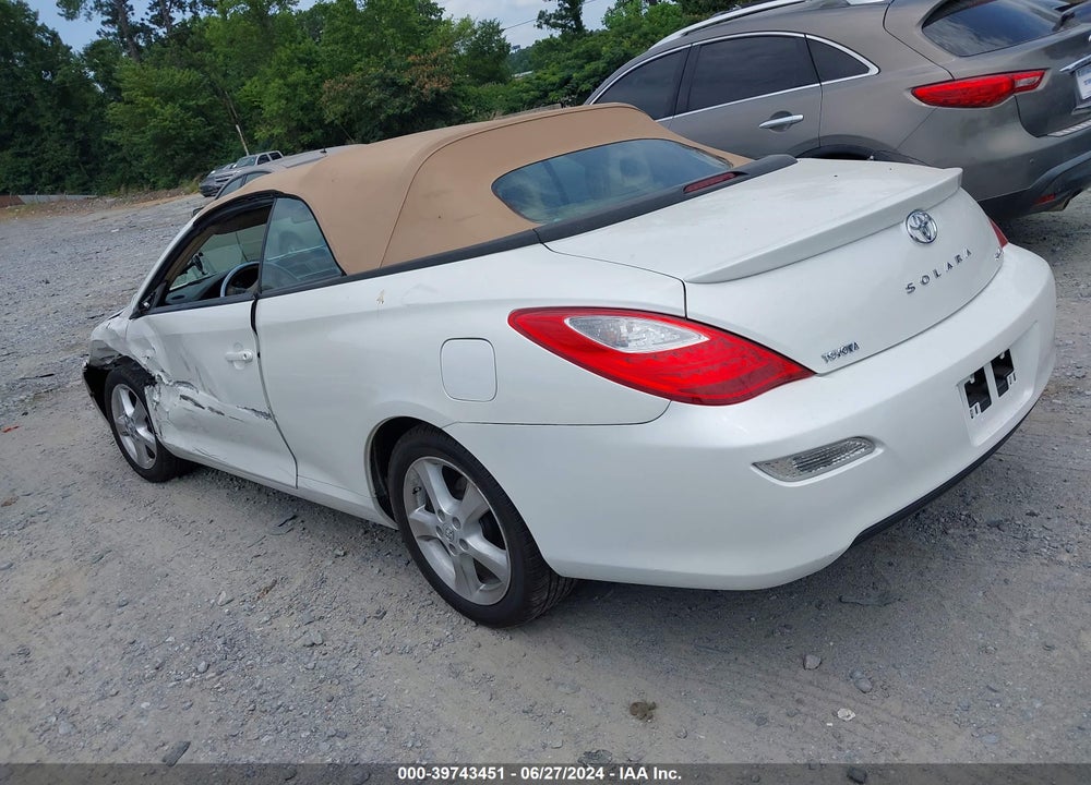 2007 TOYOTA CAMRY SOLARA SLE VIN: 4T1FA38P67U116327
