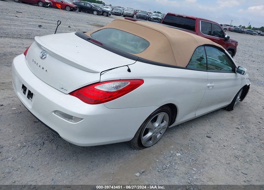 2007 TOYOTA CAMRY SOLARA SLE VIN: 4T1FA38P67U116327