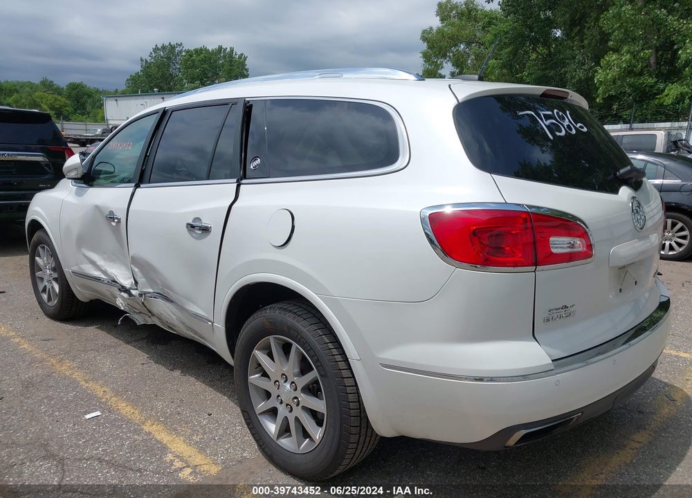 2017 BUICK ENCLAVE LEATHER VIN: 5GAKRBKD9HJ307586
