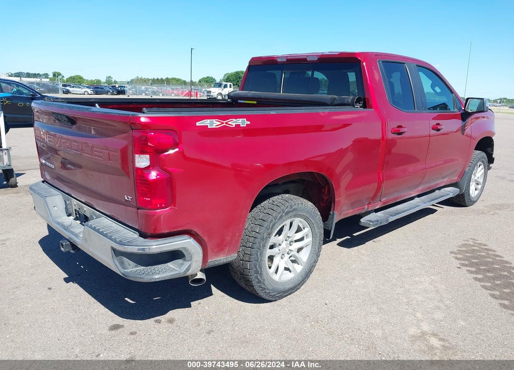 2021 CHEVROLET SILVERADO 1500 4WD DOUBLE CAB STANDARD BED LT VIN: 1GCRYDED9MZ252012