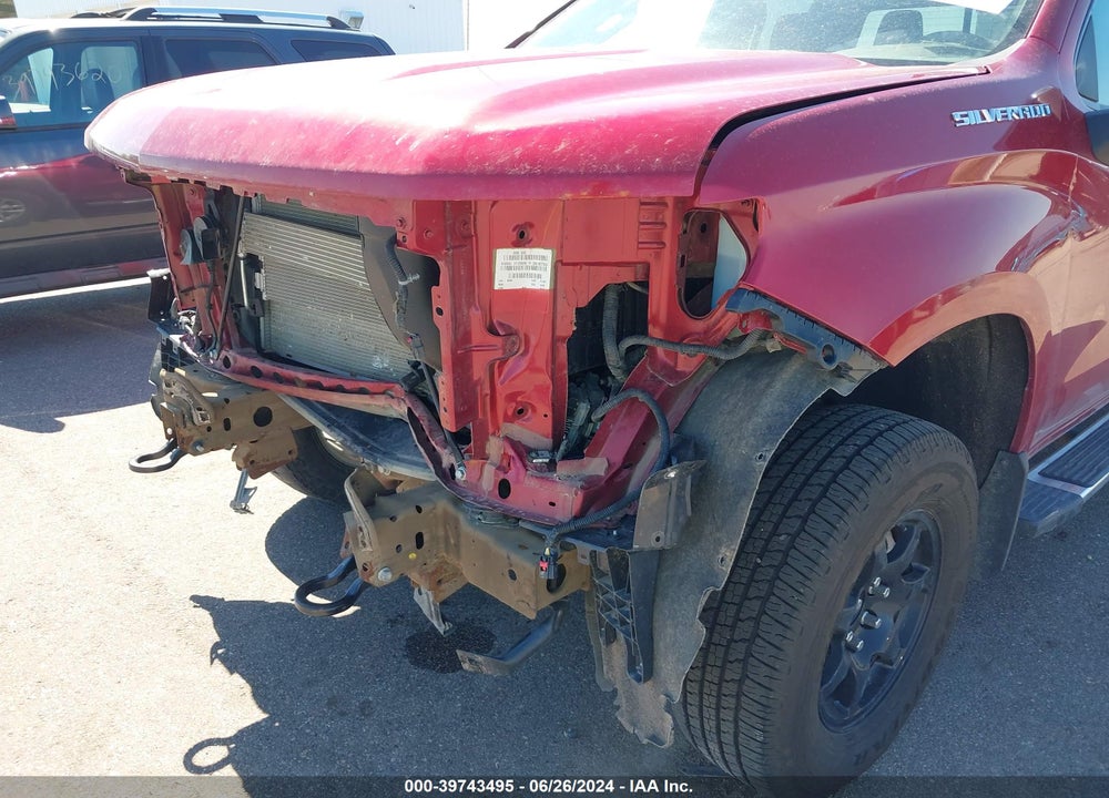 2021 CHEVROLET SILVERADO 1500 4WD DOUBLE CAB STANDARD BED LT VIN: 1GCRYDED9MZ252012