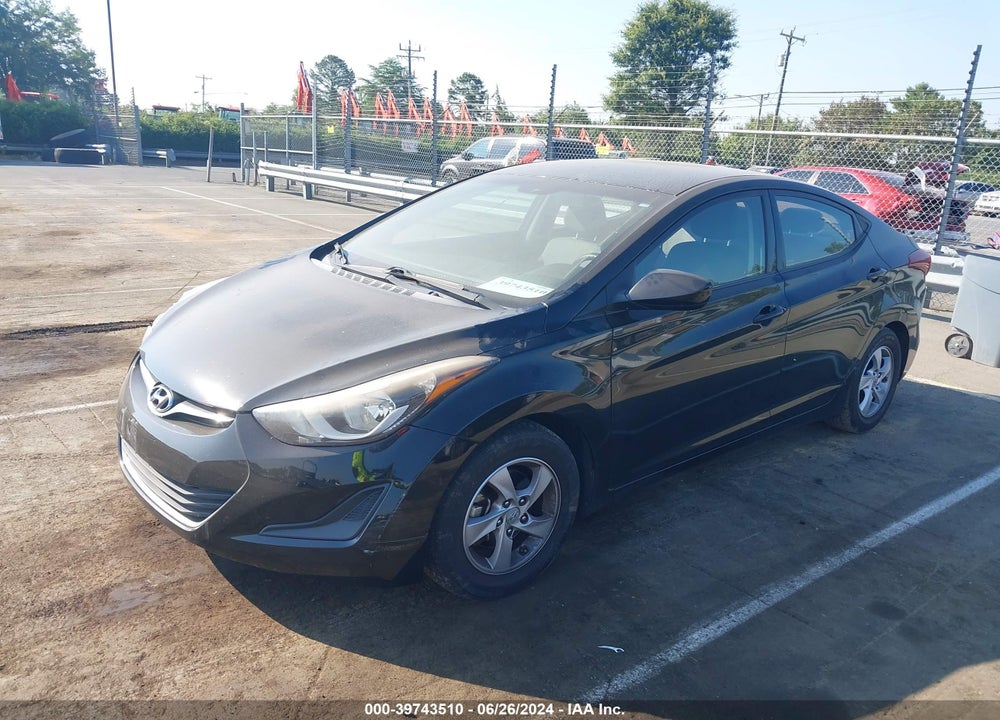 2014 HYUNDAI ELANTRA SE VIN: KMHDH4AE9EU134853
