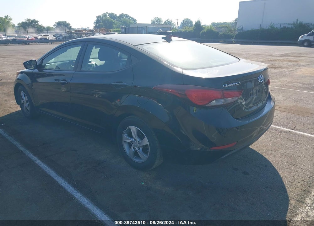 2014 HYUNDAI ELANTRA SE VIN: KMHDH4AE9EU134853