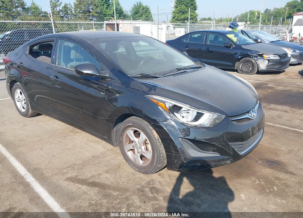 2014 HYUNDAI ELANTRA SE VIN: KMHDH4AE9EU134853