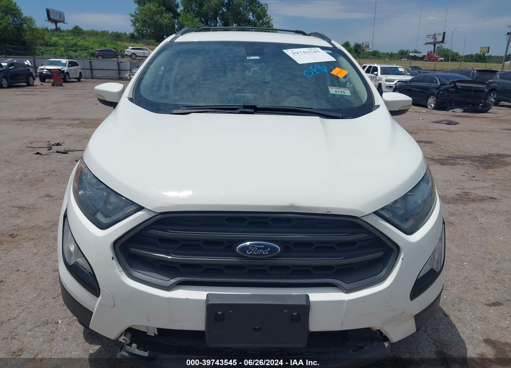 2018 FORD ECOSPORT SES VIN: MAJ6P1CLXJC241975