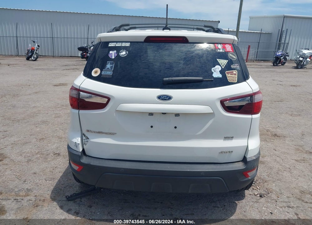 2018 FORD ECOSPORT SES VIN: MAJ6P1CLXJC241975
