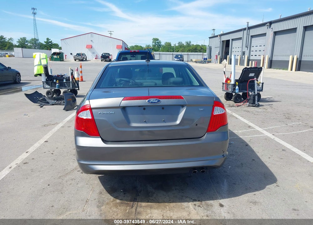 2010 FORD FUSION SE VIN: 3FAHP0HA6AR377631
