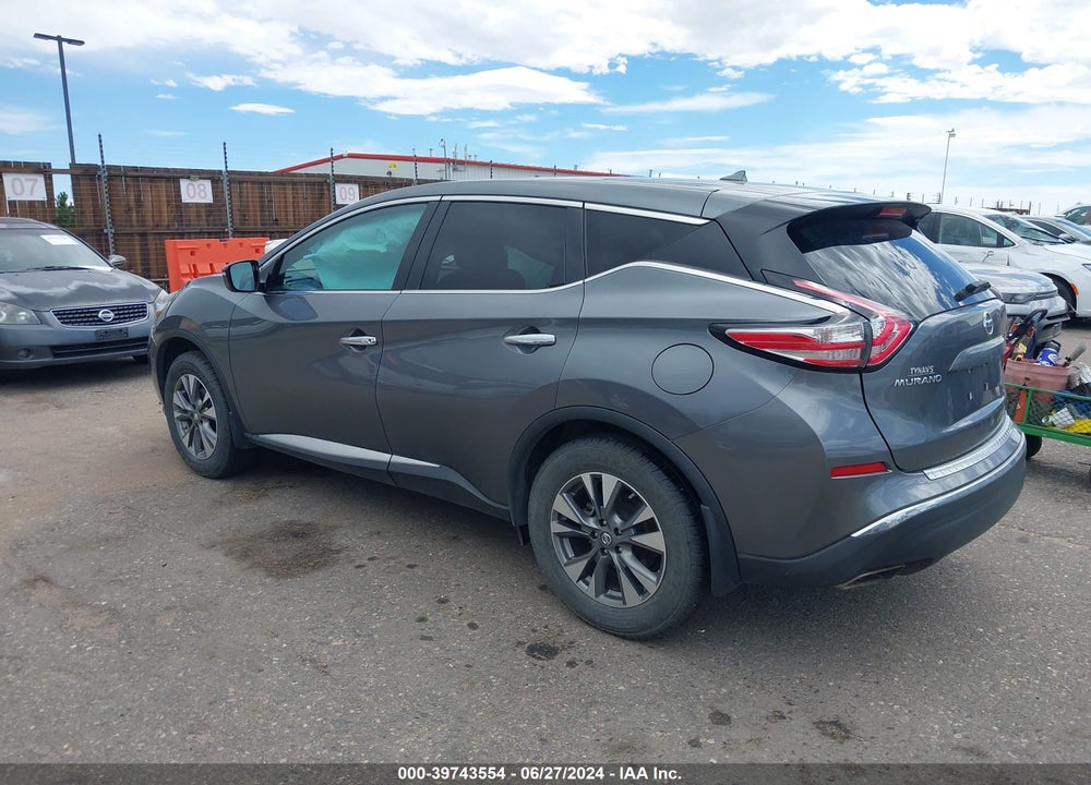 2015 NISSAN MURANO S VIN: 5N1AZ2MH8FN272096