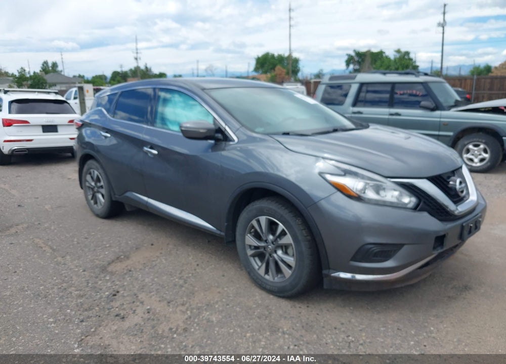 2015 NISSAN MURANO S VIN: 5N1AZ2MH8FN272096