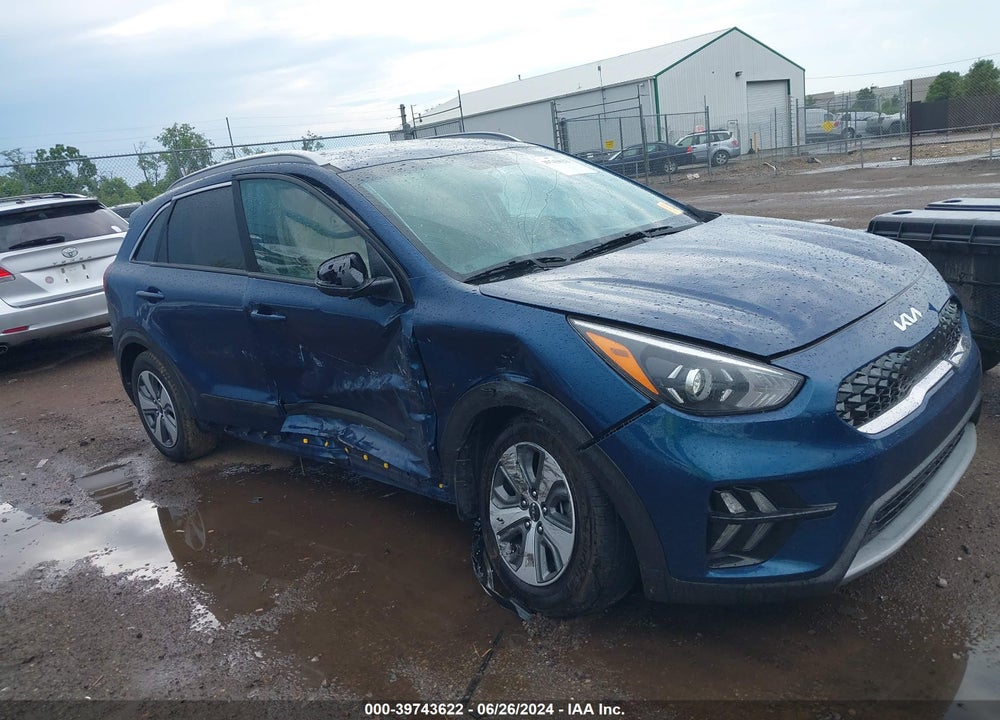 2022 KIA NIRO LX VIN: KNDCB3LC8N5538700
