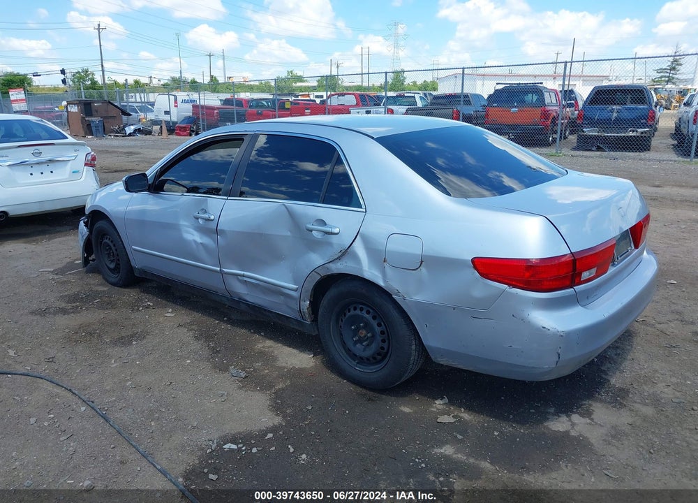 2005 HONDA ACCORD 2.4 LX VIN: 1HGCM56475A170075