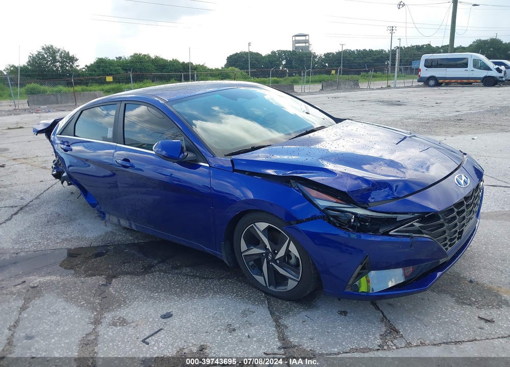 2022 HYUNDAI ELANTRA LIMITED VIN: KMHLP4AG4NU282036