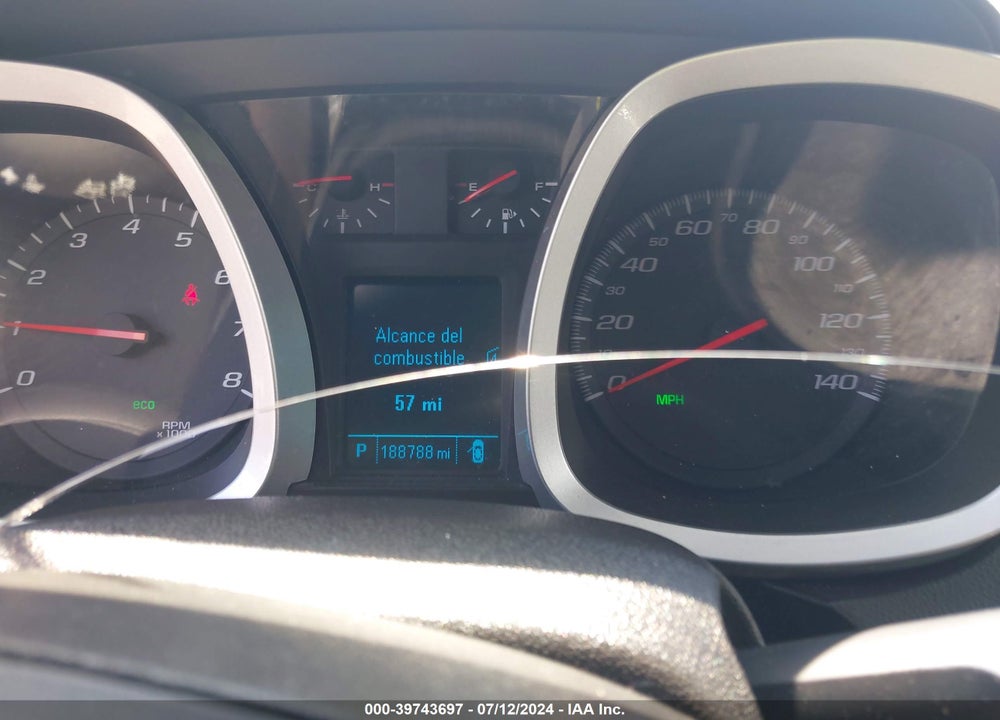 2012 CHEVROLET EQUINOX 1LT VIN: 2GNALDEK0C6375371