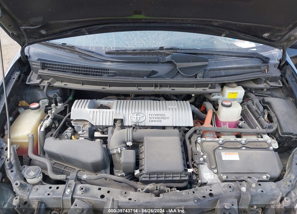 2015 TOYOTA PRIUS TWO VIN: JTDKN3DU6F1927807