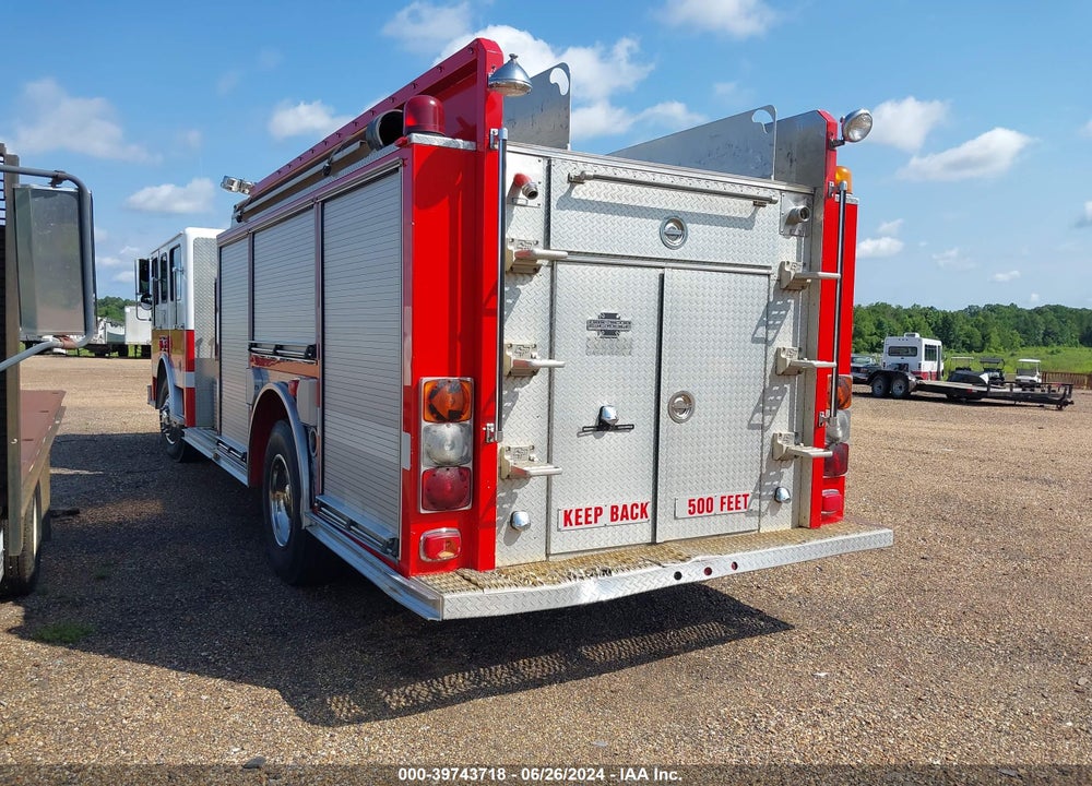 2000 AMERICAN LA FRANCE METROPOLITAN FIRETRUCK VIN: 4Z36MJCB5YRG82230