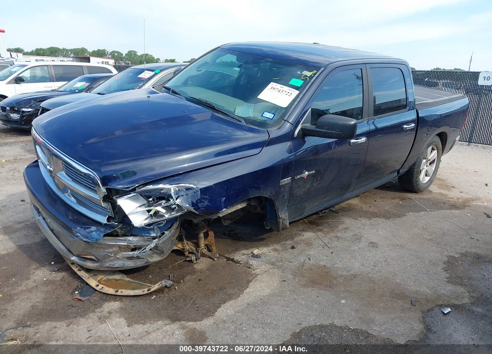 2012 RAM 1500 SLT VIN: 1C6RD7LTXCS349483