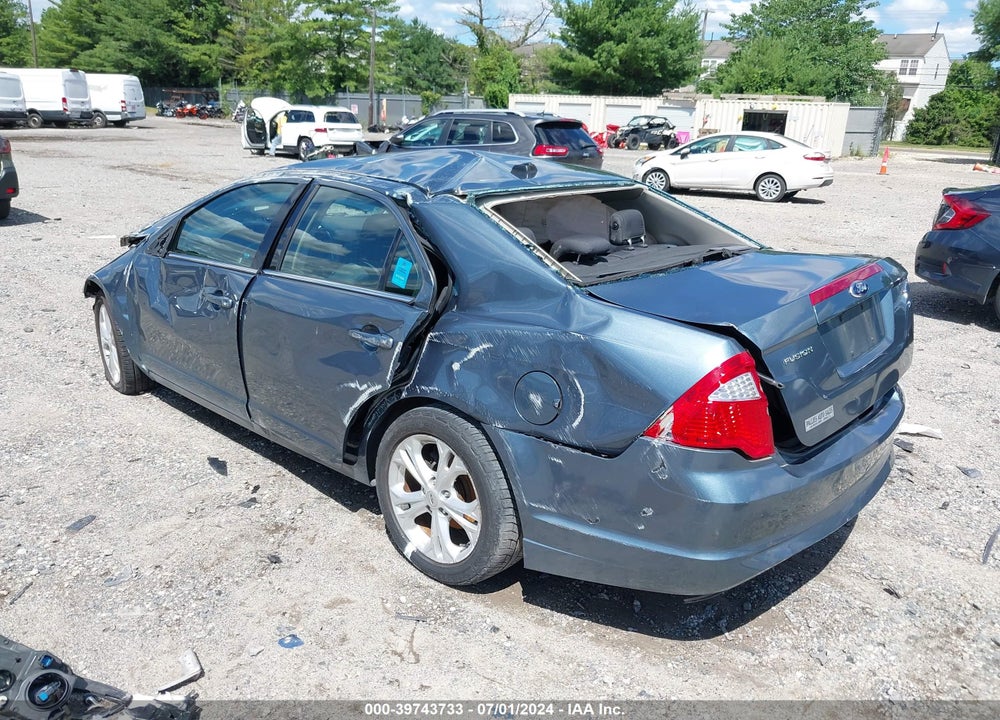 2012 FORD FUSION SE VIN: 3FAHP0HA2CR351742