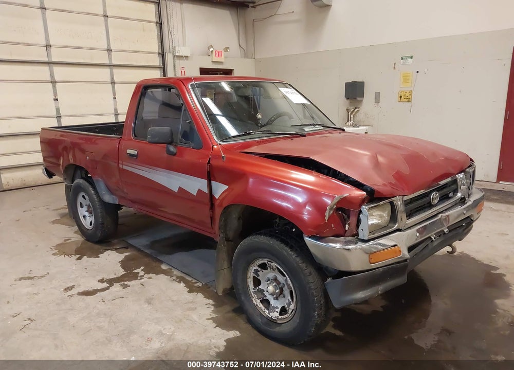 1992 TOYOTA PICKUP 1/2 TON SHT WHEELBASE DLX VIN: JT4VN01D2N0006768