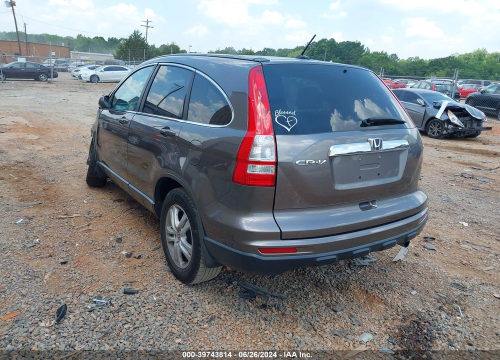2011 HONDA CR-V EX-L VIN: 5J6RE3H72BL047294