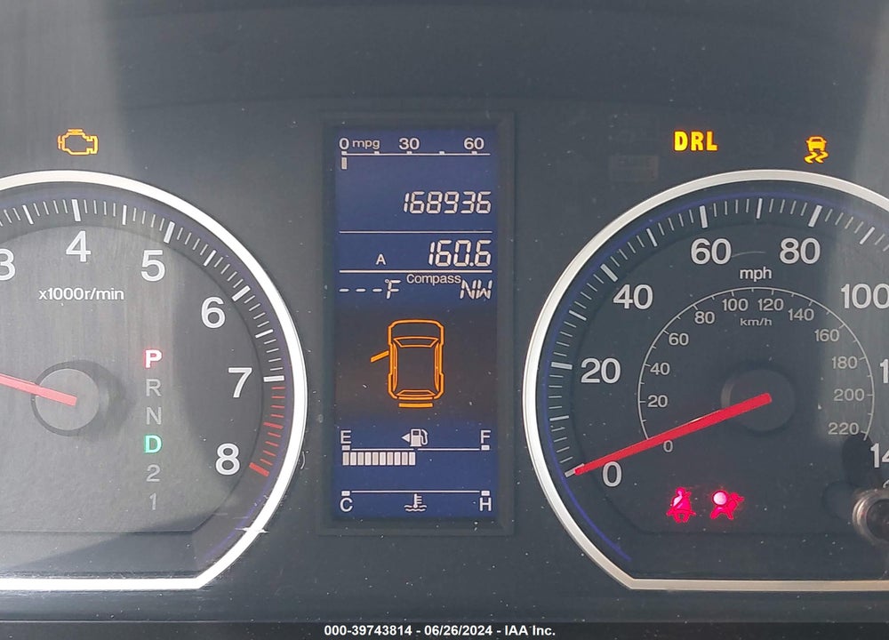 2011 HONDA CR-V EX-L VIN: 5J6RE3H72BL047294