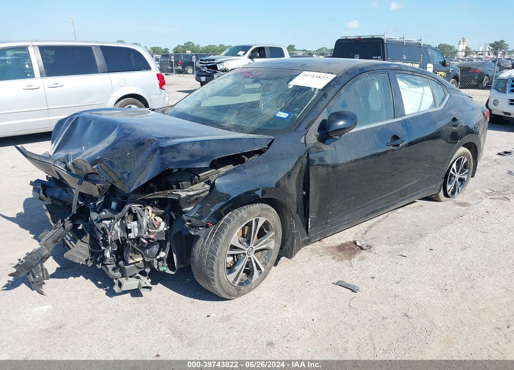 2020 NISSAN SENTRA SV XTRONIC CVT VIN: 3N1AB8CV4LY261536