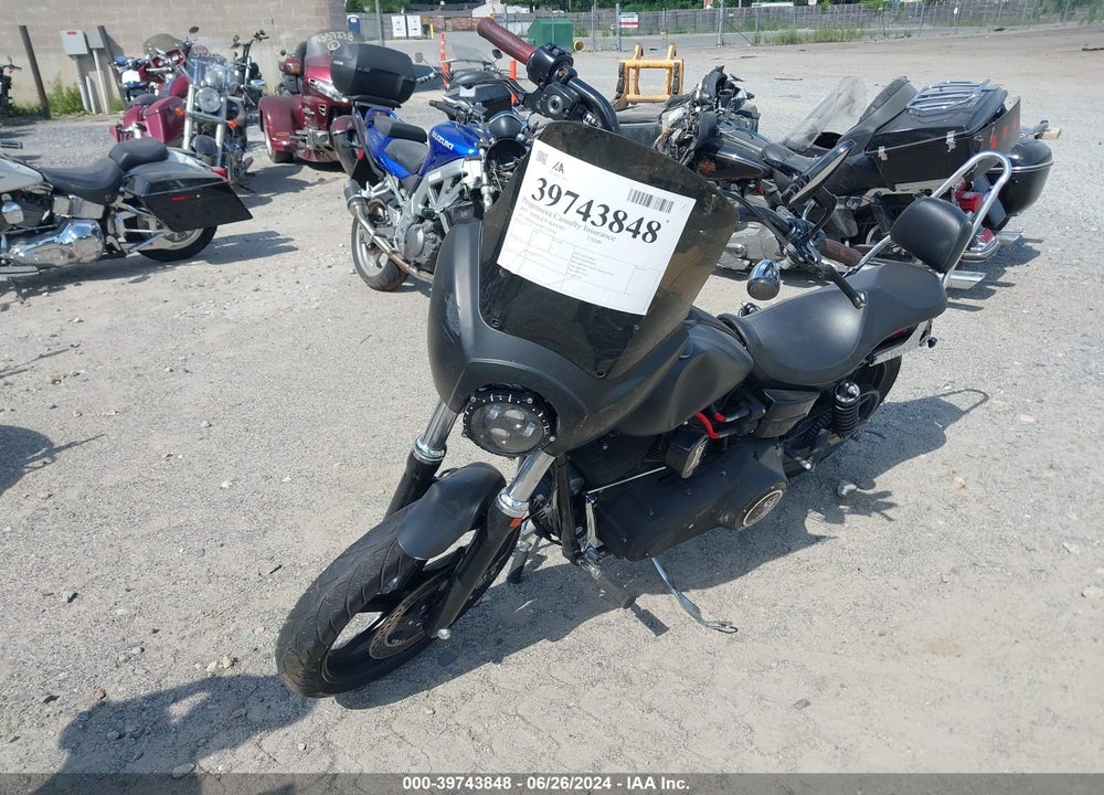 2015 HARLEY-DAVIDSON FXDB DYNA STREET BOB VIN: 1HD1GXM1XFC327748