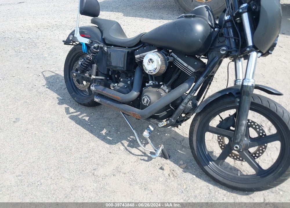 2015 HARLEY-DAVIDSON FXDB DYNA STREET BOB VIN: 1HD1GXM1XFC327748