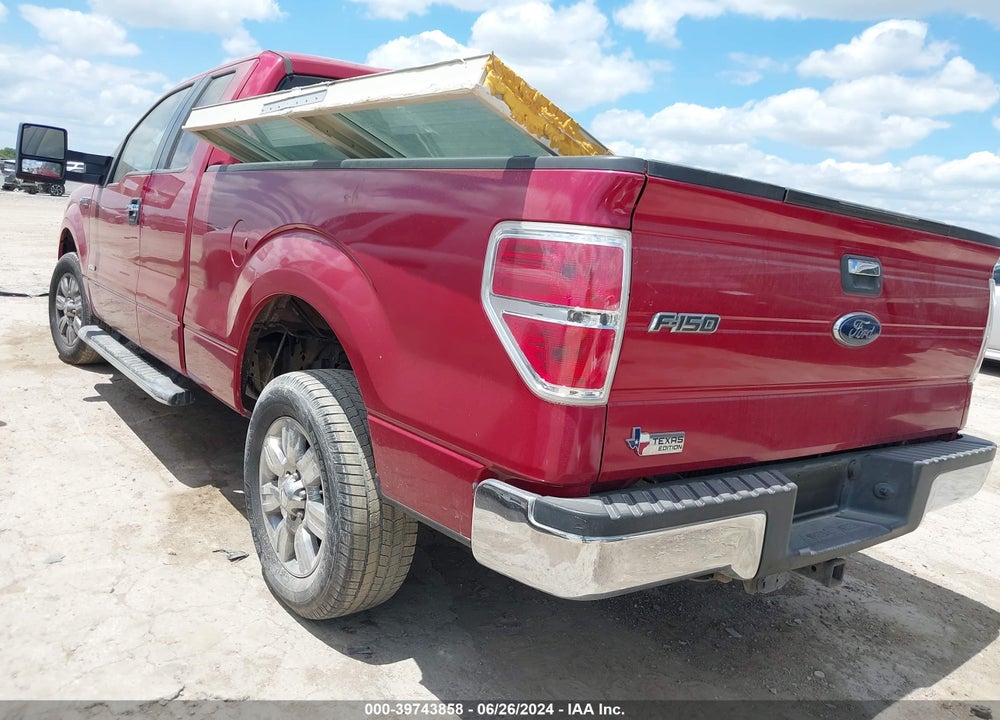 2012 FORD F-150 XLT VIN: 1FTFX1CT9CKD13252