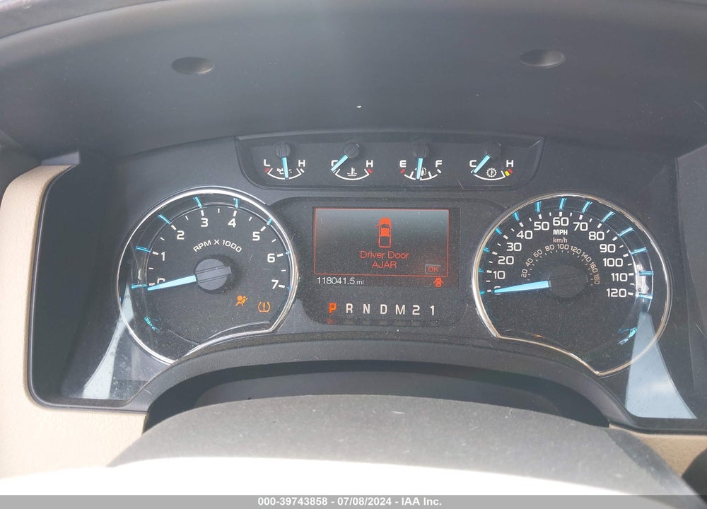 2012 FORD F-150 XLT VIN: 1FTFX1CT9CKD13252