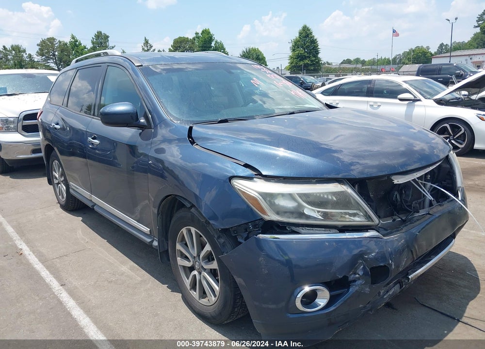 2014 NISSAN PATHFINDER SL VIN: 5N1AR2MN8EC641278