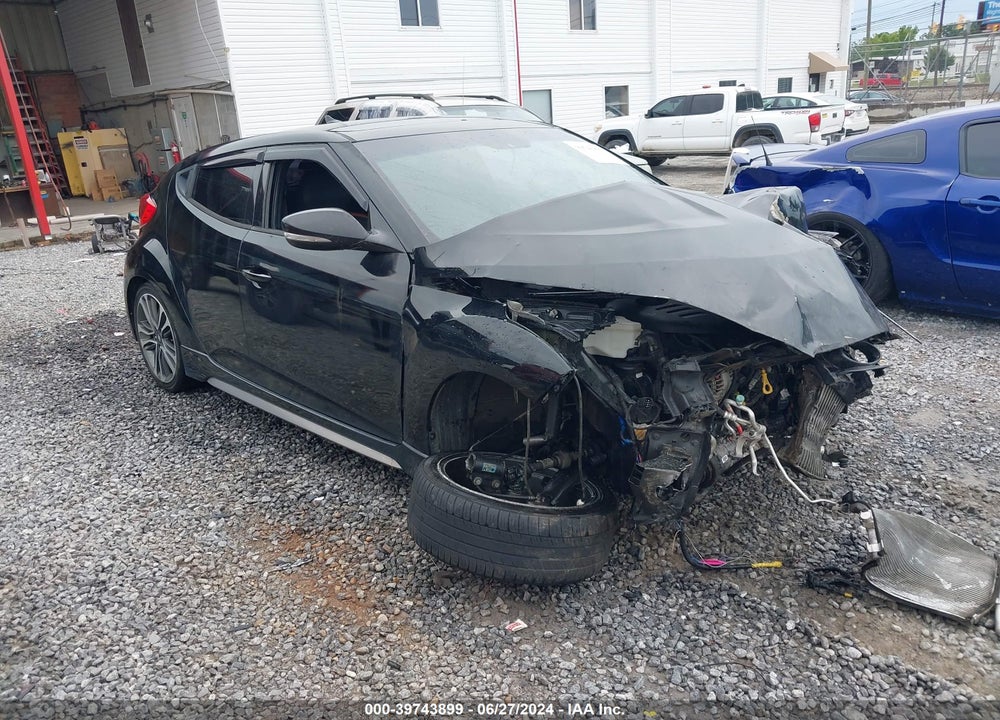 2016 HYUNDAI VELOSTER TURBO VIN: KMHTC6AE0GU304302