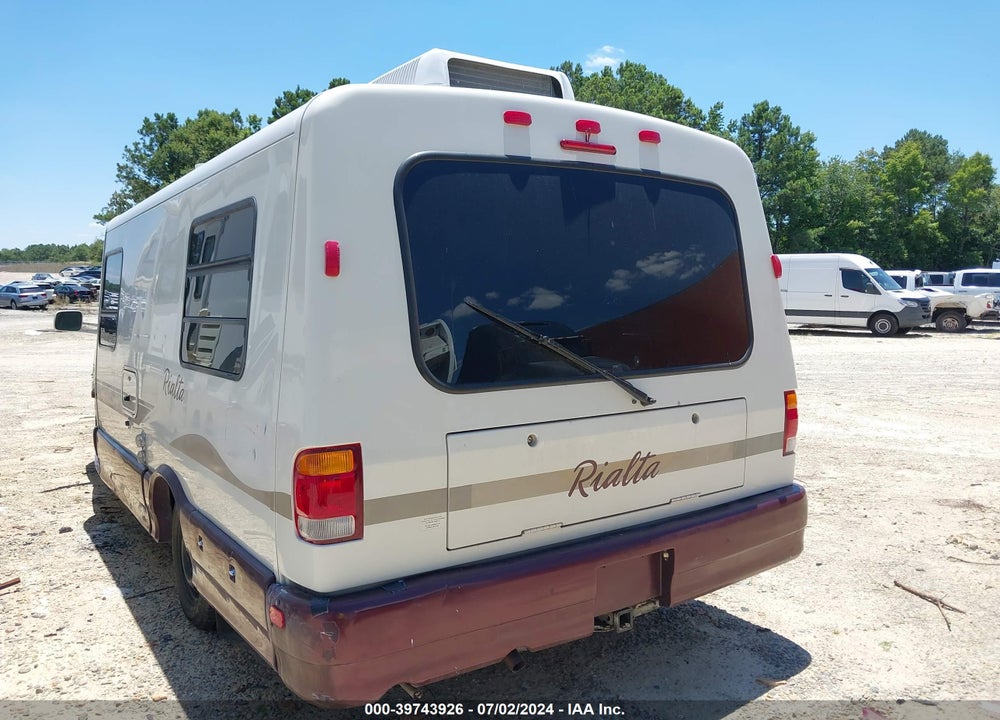 2000 WINNEBAGO EUROVAN/VOLKS MTR HOME VIN: WV3AH4703YH110920