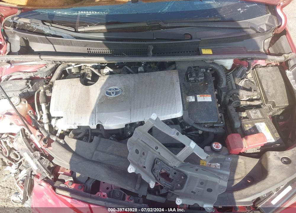 2017 TOYOTA PRIUS THREE VIN: JTDKARFU7H3531646