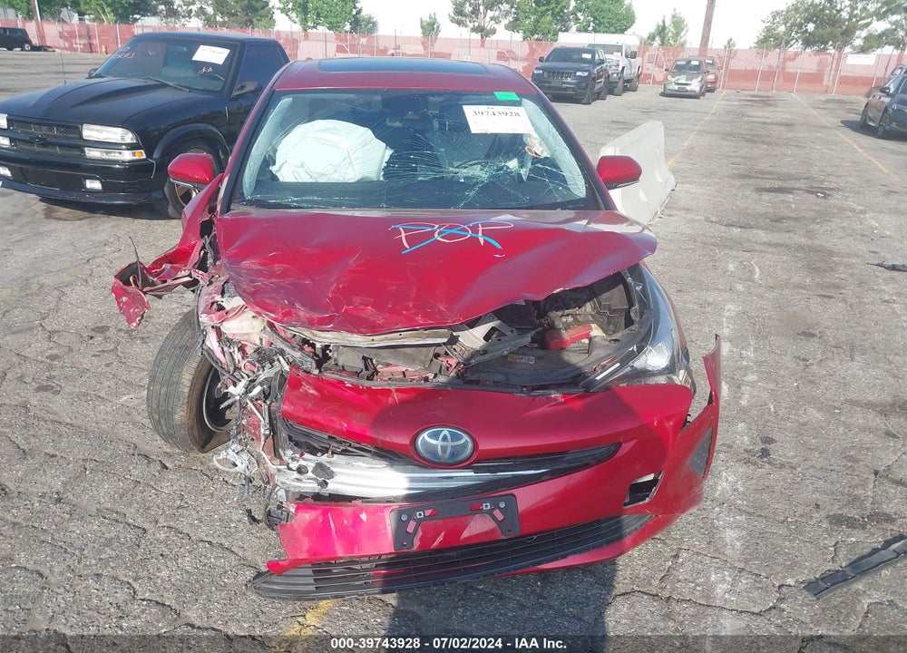 2017 TOYOTA PRIUS THREE VIN: JTDKARFU7H3531646