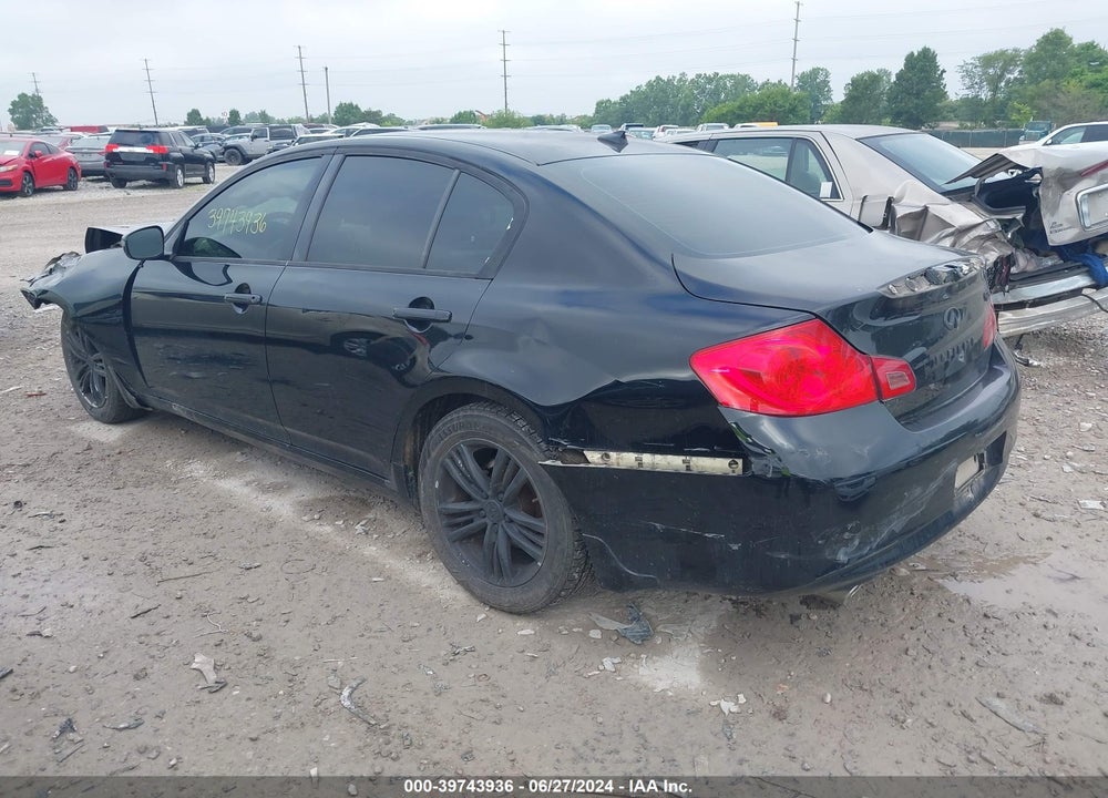 2011 INFINITI G25 JOURNEY VIN: JN1DV6APXBM601531